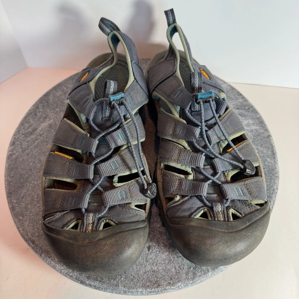Keen Navy Blue Grey Black Newport 2 Sandals Shoes 11.5 Mens